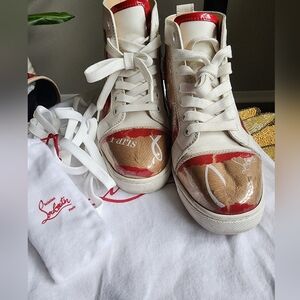 Authentic Christian Louboutin High-Top Sneakers